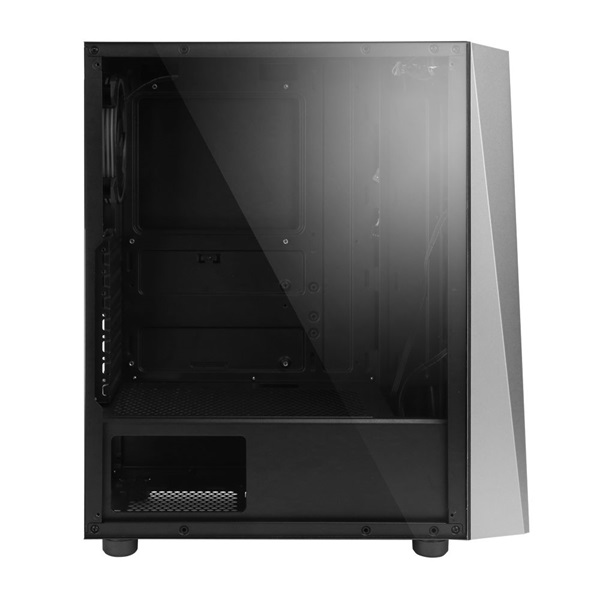 Zalman S4 PLUS fekete (táp nélküli) ablakos ATX ház