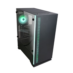 Zalman S5 fekete (táp nélküli) ablakos ATX ház