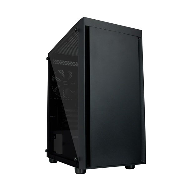 Zalman T3 PLUS fekete (táp nélküli) ablakos mATX ház