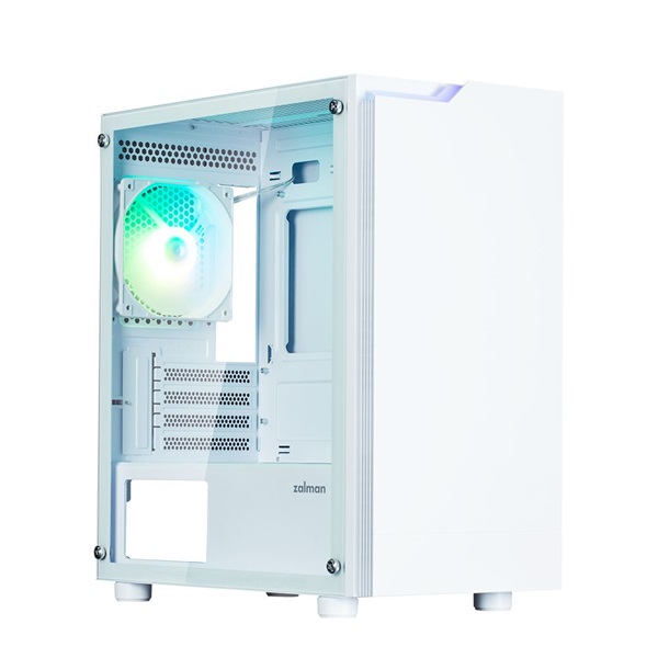 Zalman T4 PLUS White fehér (táp nélküli) ablakos mATX ház