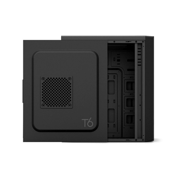 Zalman T6 fekete (táp nélküli) ATX ház