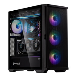 Zalman Z10 DUO fekete (táp nélküli) ablakos ATX ház