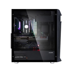 Zalman Z1 PLUS fekete (táp nélküli) ablakos ATX ház