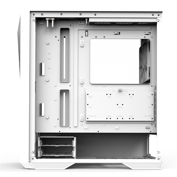 Zalman Z9 Iceberg MS White fehér (táp nélküli) ablakos E-ATX ház