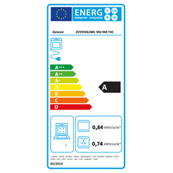 Zanussi ZCV 550G1WA fehér kerámialapos tűzhely