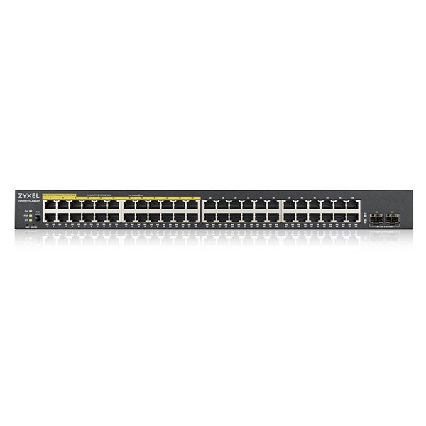 ZyXEL GS1900-48HPv2 48port GbE LAN PoE (170W) smart menedzselhető PoE switch