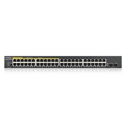 ZyXEL GS1900-48HPv2 48port GbE LAN PoE (170W) smart menedzselhető PoE switch