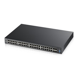 ZyXEL XGS2210-52 48port GbE LAN 4port 10GbE SFP+ L2+ menedzselhető switch