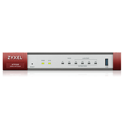 ZyXEL Zywall ATP100 10/100/1000 1xWAN 4xLAN/DMZ port 1xSFP 1x USB port Tűzfal