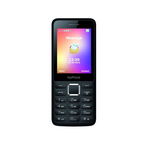 myPhone 6310 2G 2,4" Dual SIM fekete mobiltelefon